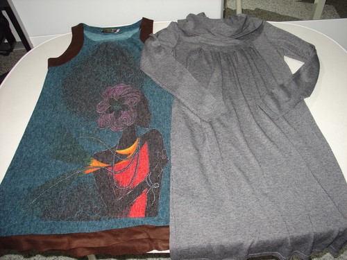 Stück strickkleid - 2, stück: