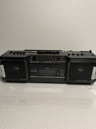 Vintage sharp t282e twin - wq-t282e,