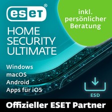 ESET Home Security Ultimate 2025 5-10 Geräte 1-2 Jahr ESD eMail Download Lizenz