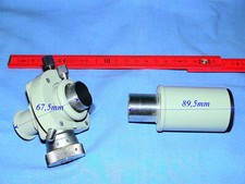 Meßobjektiv ZEISS NEOPHOT Jena Mikroskop mit Tubus Measuring Objective with Tube