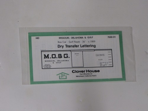 Clover house dry transfer - clover,
