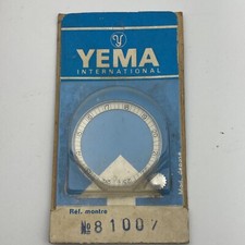 Yema Meangraf 81007 Kristall mit Lünette und Krone NOS Kit