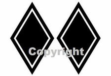 Dekor aufkleber rauten - aufkleber,