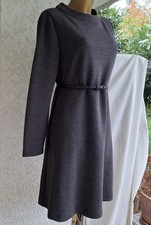 Comma Kleid 44 schwarz-grau