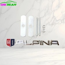 Chrom Silber Alpina Emblem