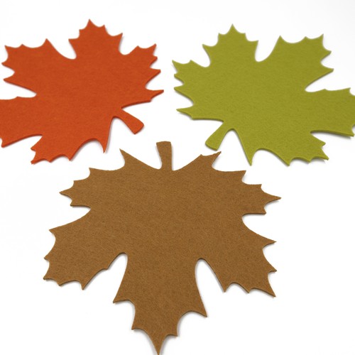 Tischdeko herbst filz - tischdeko, set