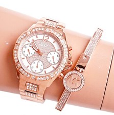 Guess  Uhr Damenuhr U1071L3