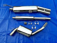 Gruppe A Edelstahl Auspuffanlage VW Passat 35i 1.8 2.0 8v 16v Sportauspuff 2x76