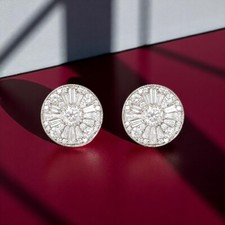 Damen Ohrring massiv 14K