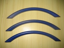 Möbelgriffe Bügelgriff Schrankgriffe Schubladen in blau lackiert 3 Stück