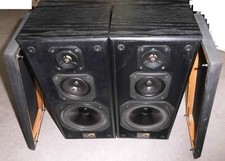 Lautprecherboxen "His Masters Voice" aus 1980er - 2 Boxen - Schwarz