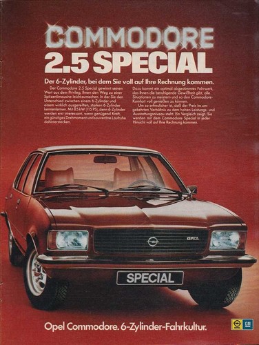 Opel commodore special - special,