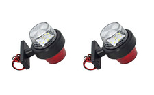 24v led rot - 2x, rot/weiß