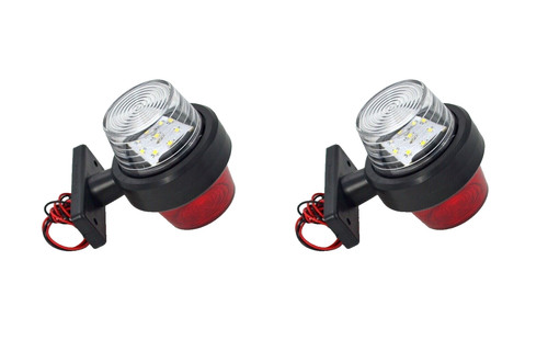 24v led rot weiß - 2x,
