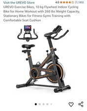 UREVO Heimtrainer Fahrrad, 10kg Schwungrad, 120kg Belastbarkeit