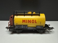 Spur H0 DDR PIKO Kesselwagen DR MINOL 2-achsig Güterwagen DC Modellbahn 1