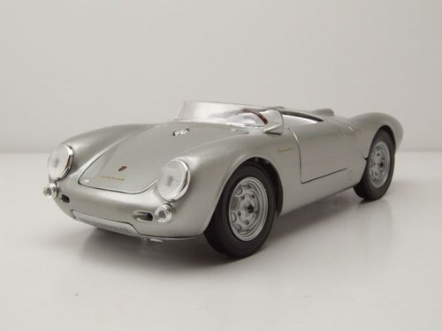 Porsche 550 spyder silber - a,