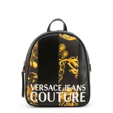 Versace Jeans Couture Rucksack Schwarz Gold Couture Kette Backpack Neu Mit Etikett