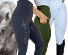 Fleecy WINTER Neo Reitstrumpfhose Leggings Jodhpurs - Damen reflektierender Reiter