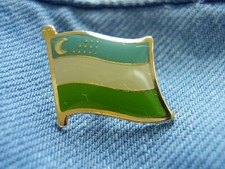 Pin Usbekistan Flagge Wappen