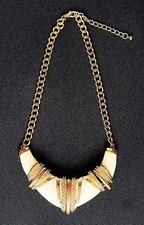 Opulente Halskette vergoldet