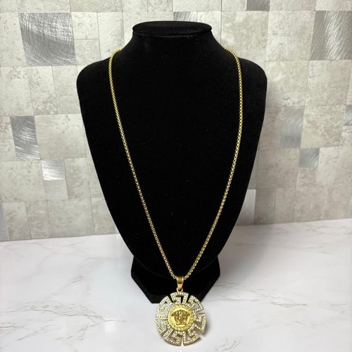 Versace medusa greca halskette - versace,