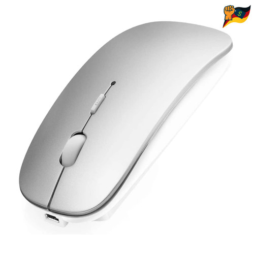 Bluetooth maus kabellos silber - maus,