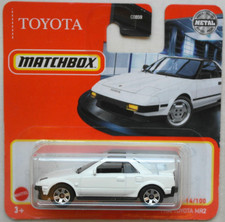 Matchbox 1984 Toyota MR2 weiß Scheinwerfer geschlossen Neu/OVP Sportwagen MBX 84