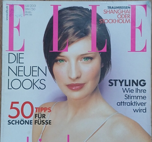 Elle modezeitschrift juli 2001 - modezeitschrift,