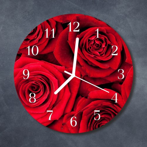 Tulup echt glas uhr - echt-glas, wanduhr