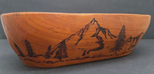 Handgefertigte Holzschale