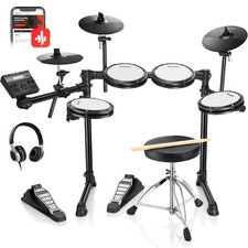 🥁Donner DED-200 Lite E-Drum Set mit Drumhocker, Kopfhörer & Online Lessons