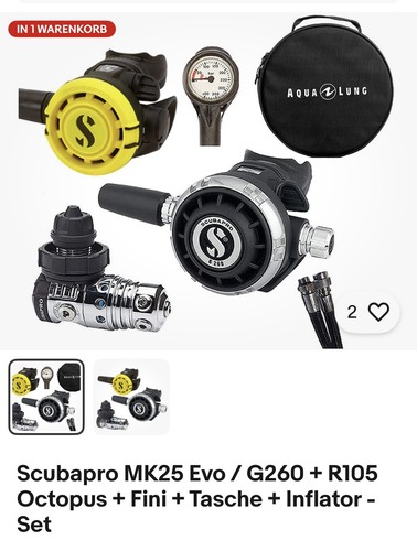 Scubapro mk25 evo g260 - evo,