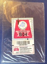 Aufkleber/Sticker:  Autobahn Vignette Österreich 2004      (O5-16-61-1$)