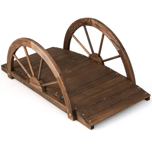 Gartenbrücke aus holz - aus,