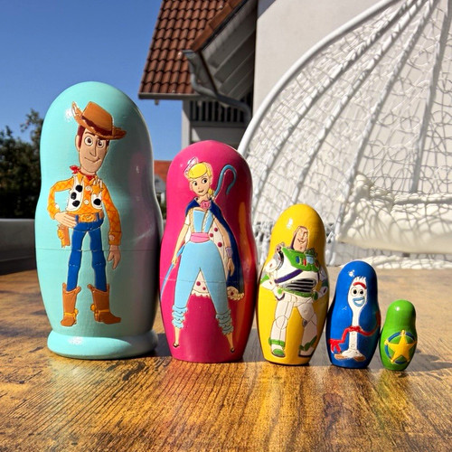 Toy story holz steckpuppen - holz,