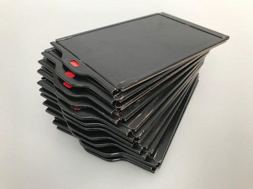 13x metall planfilmkassetten - metall,