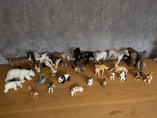 24 verschiedene Schleich Tiere für Adventskalender, gebraucht, wenig benutzt