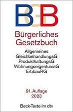 Bürgerliches Gesetzbuch BGB (Beck-Texte im dtv) von... | Buch | Zustand sehr gut