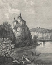 KRIEBSTEIN - Ansicht mit Burg