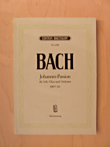 Alte notenhefte bach johannes - notenhefte,