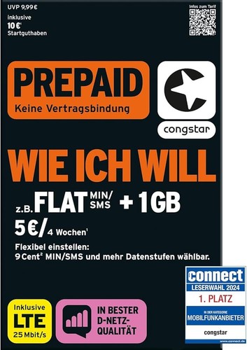 Congstar prepaid karte - congstar,