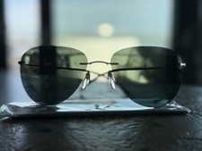 Silhouette TMA Randlos Sonnenbrille mit Pol. Gläsern Modell 8697 Farbe 7730