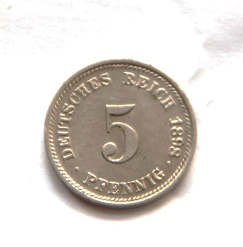Deutsches reich pfennig 1898 - pfennig,