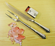 mittlgr. Geflügel Tranchierbesteck  WMF 900 Fächermuster 90g vers. *0051d