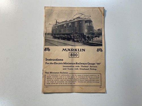 Märklin 800 literatur - märklin,