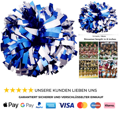 Cheerleader pompons zoll - cheerleader,