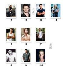 Liam Hemsworth  &  Chris Hemsworth  -  Autogrammfotokarten zur Auswahl