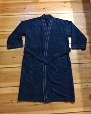 Bademantel, blau, Gr. L, Herren 