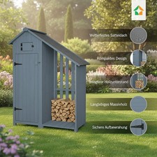 Werkzeugschrank aus Holz mit